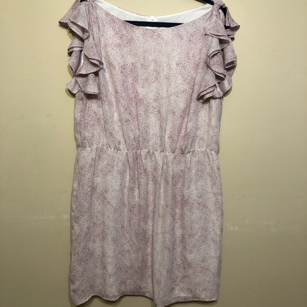 Ann Taylor Loft flutter sleeve dress